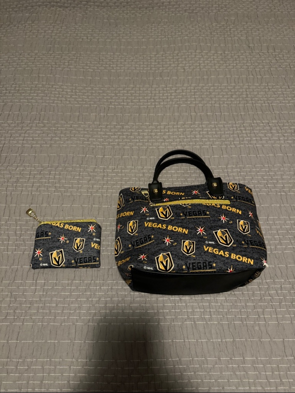 NHL Vegas Golden Knights Handbag w/ Coin Purse